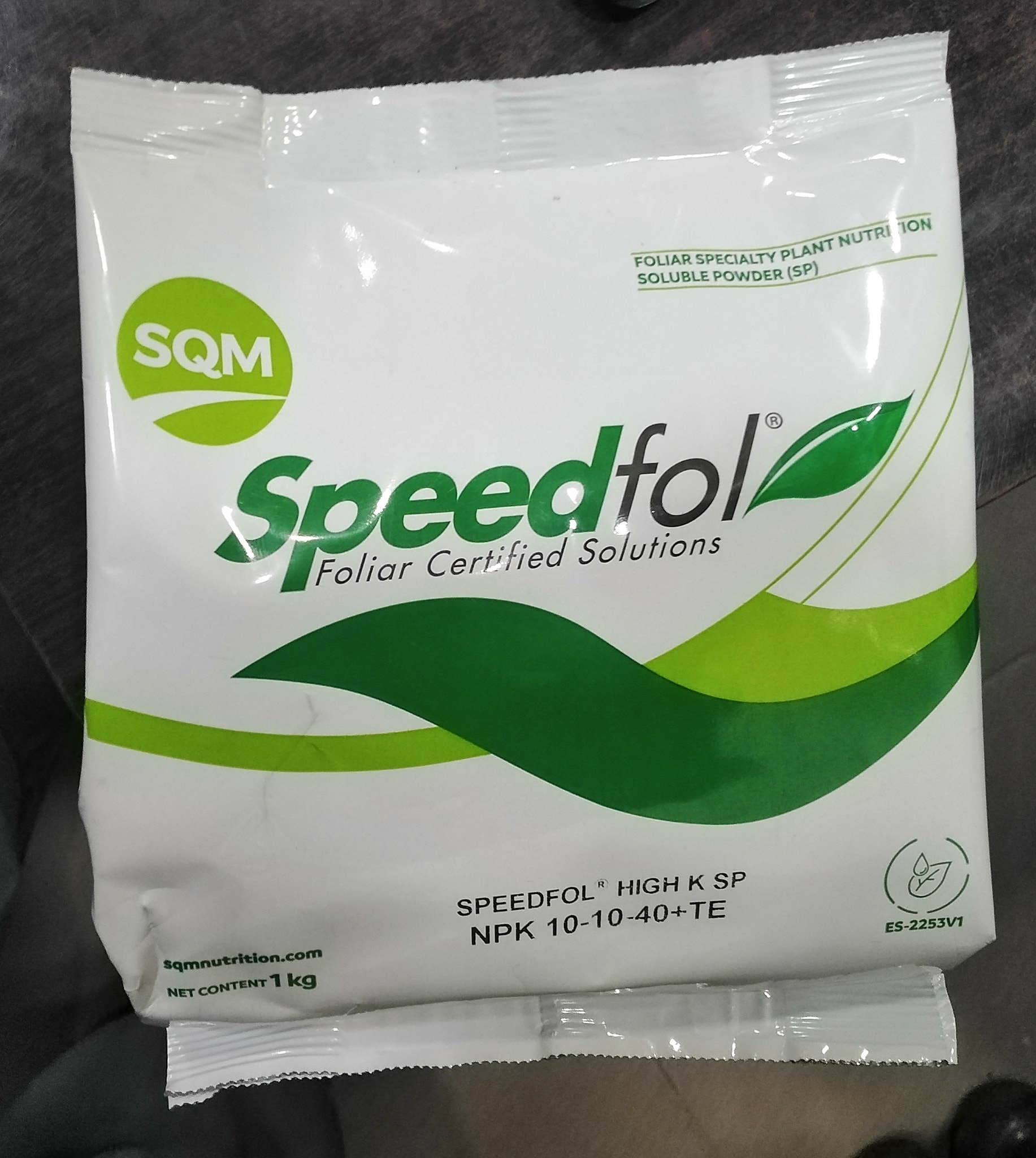 Speed fol high k cereal sp npk 13 3 41 + te 1kg soluble fertilizer sqm Swat Agro Chemicals foliar specialty plant nutrition soluble powder